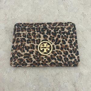 Tory Burch Animal / Leopard Card Case Wallet